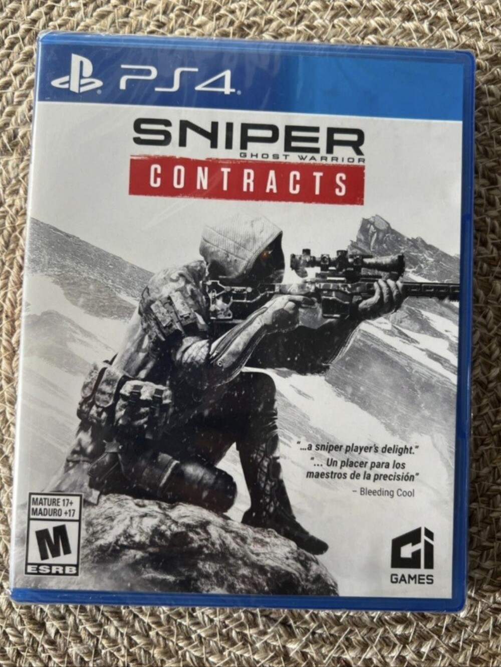 Sony PS4 Sniper Ghost Warrior Contracts - Blue, Black & White